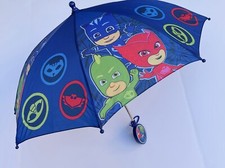 PJ Masks Character Umbrella Blue /Dark blue for toddler /young Kids Licensed 