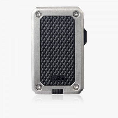 NEU Colibri Rally Single Jet Flame Zigarrenanzünder in Chrom & Schwarz