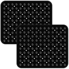 2 Pack Kitchen Sink Mat Plastic Sink Protect Mat PVC Eco-friendly Adjustable ...