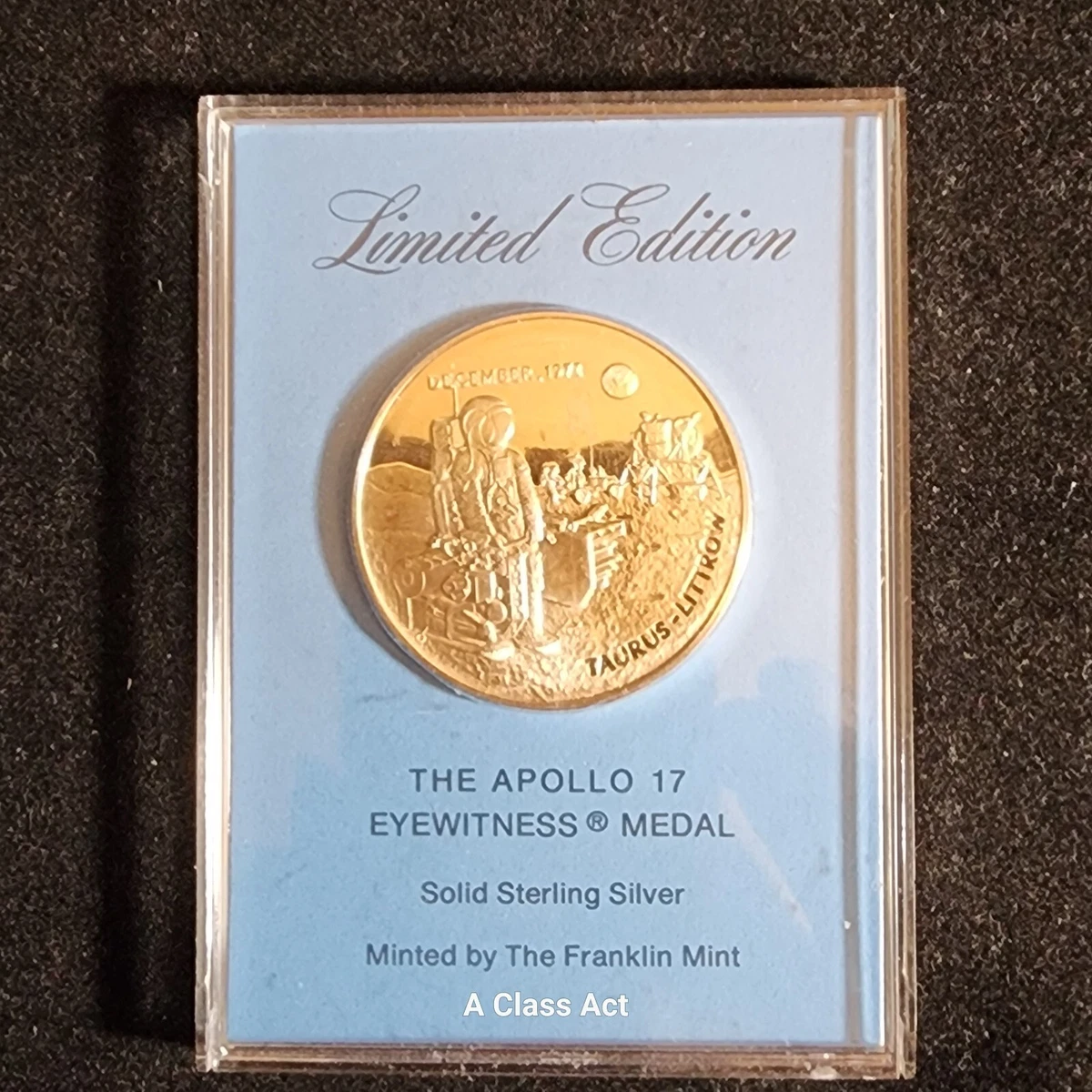 Apollo 17 Medal In Numismatic Medals for sale | eBay