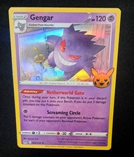 Gengar 066/196 Trick or Trade STAMPED  2022-2023 Pokemon Card Halloween Holo