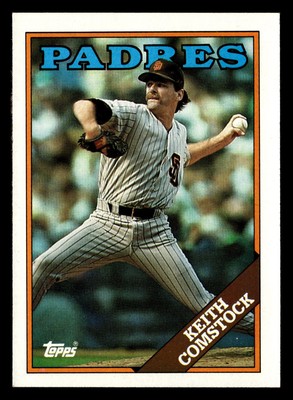 Keith Comstock 1988 Topps #778a San Diego Padres Baseball *101