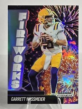 2025 Panini Prizm Black Fireworks SILVER PRIZM SP Garrett Nussmeier #8 LSU 📈🔥