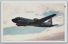 Vintage Postcard - United Airlines - Airplane - DC-6 Mainliner