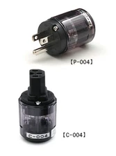 OYAIDE P-004 & C-004 Beryllium Copper Power Plug & IEC Connector Japan Made