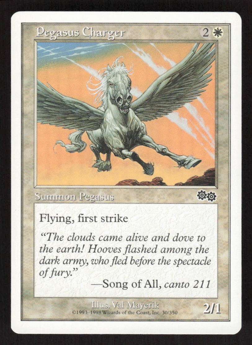 1998 Pegasus Charger Anthologies 30 MTG