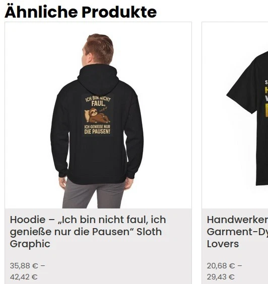 Onlineshop Handwerker-Shirts.de Erfolgreich Designs Print on Demand Dropshipping - Bild 2 von 3