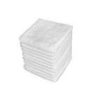 New ListingSoft washcloths for face Hand Fingertip Towels 12 Pack 100% Cotton White 12x1.