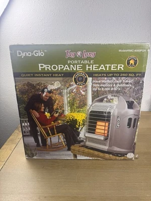 New Dyna-Glo Portable Propane Heater 8000 BTU Indoor Outdoor RMC-8000PGH - Image 1 of 4