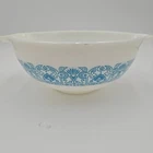 Vintage Pyrex Horizon Blue Cinderella Bowl 2.5 Quart 443 Mixing Nesting USA Made