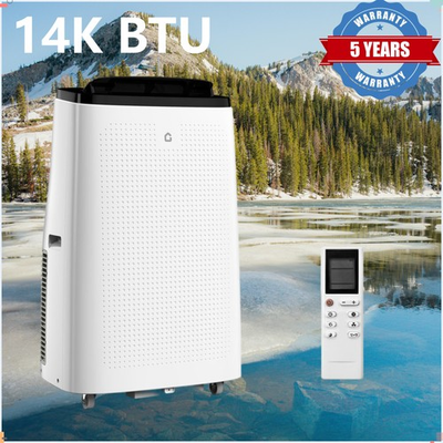 #ad 14000 BTU Portable Air Conditioner 3 in 1 AC Unit Dehumidifier Up To 750 sq ft $339.29
