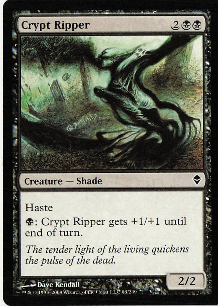 Zendikar #85 Crypt Ripper Common Near Mint or Better