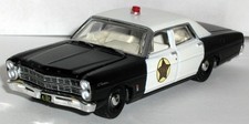 1/64 = ANDY GRIFFITH SHOW / 1967 67 FORD CUSTOM / MAYBERRY SHERIFF / POLICE CAR