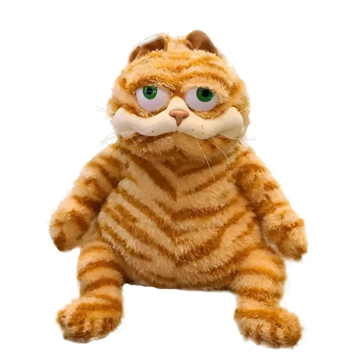 17" Fat Orange Cat Plush Toy &ndash; Super Soft Lazy Kitty Stuffed Animal, Cute Gift