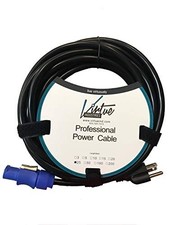 Virtue Industries 25ft Edison Male Power Cable Professional Compatible