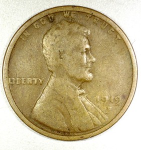 1919 D Lincoln Wheat Cent Penny. Good Condition. Very Low Population.