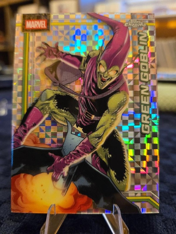 2026 Marvel Topps Chrome Green Goblin X-Factor Refractor #45