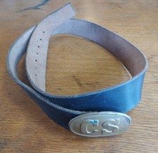 Civil War Reproduction Belt, Confederate Buckle