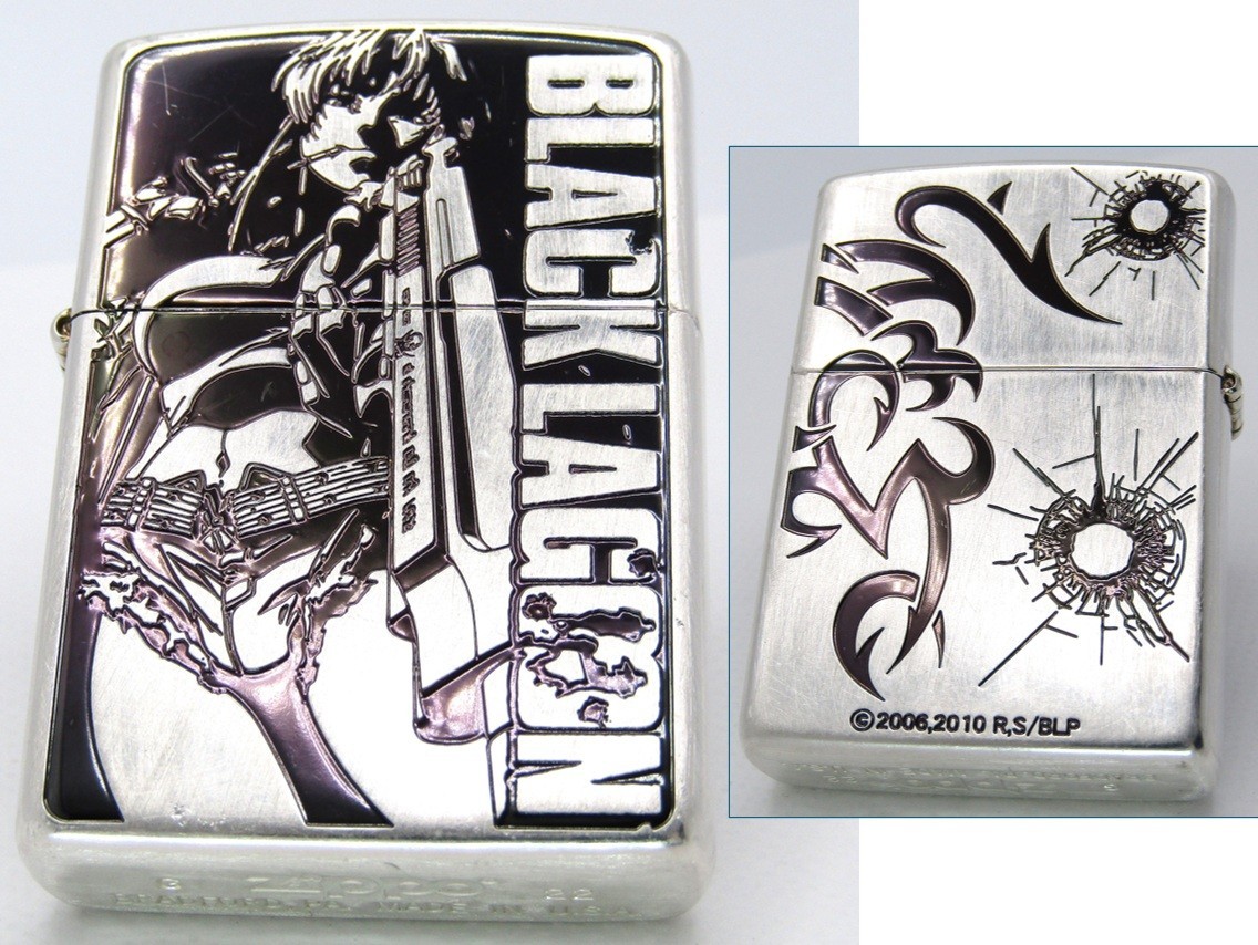 Black Lagoon Revy Anime Zippo Oil Lighter 2022 Fired Rare | eBay