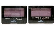 Two New Maybelline Expert Wear Single Eyeshadows-#170S Humdrum Plum-Regular Size