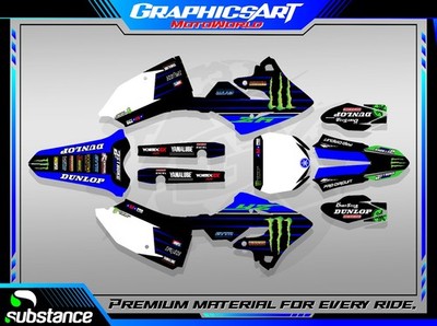 Green Claw MX Graphics Kit Decals Yamaha YZ125 YZ250 YZ125X YZ250X 1996-2026