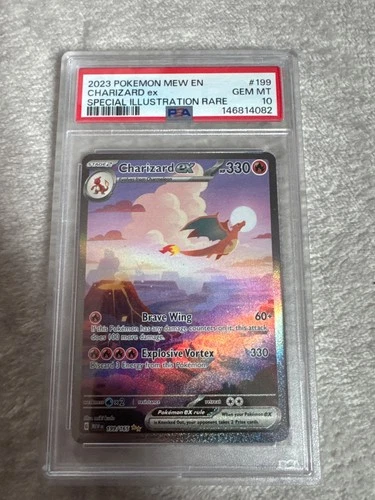 2023 Pokemon—Charizard ex #199 Scarlet & Violet 151—SIR Holo PSA 10
