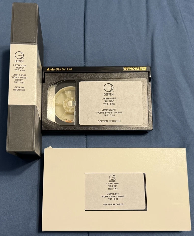 LIMP BIZKIT-HOME SWEET HOME+/GEFFEN VHS/BETACAM SP PROMO MUSIC VIDEO 2X LOT RARE - Image 2 of 3