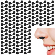 100 Pieces Nose Plug Filter Disposable Nose Dust Filters Bulk Sponge Nostril ...