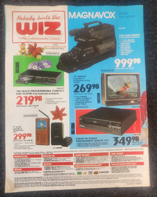 1988 Nobody Beats the Wiz Christmas Newspaper Insert Nintendo Punch-Out NES