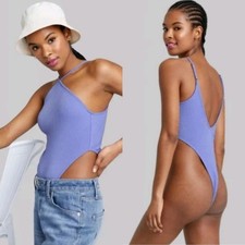 NWT Wild Fable Ribbed High-Cut Bodysuit - XXL