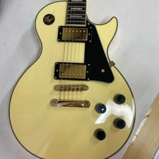 Buskers Electric Guitar White Les Paul USED