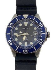 SEIKO Solar Watch Analog NVY BLK v157 0bt0
