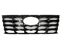 Gitter Grill Vorne FÜR Hyundai Tucson AB 2021 Schwarz Lackiert