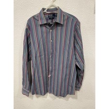 Polo Ralph Lauren Curham Classic Fit Striped Button Down Shirt Men XL Multicolor