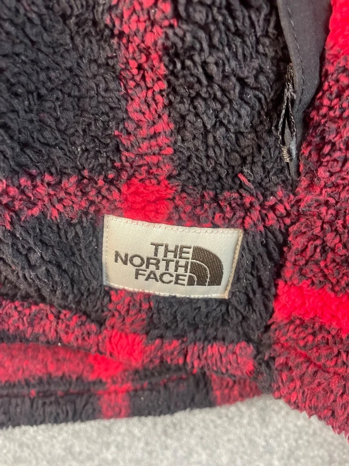 Chaqueta polar con cremallera completa The North Face Campshire roja a cuadros talla M Foto 2 de 4
