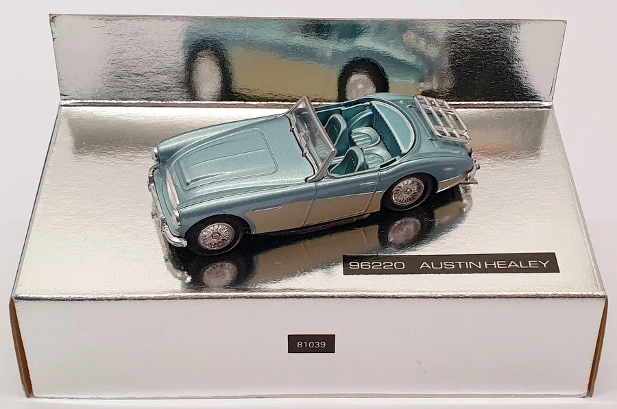 Corgi 1/43 Scale Diecast 96220 - Austin Healey Open Top - Blue/Ivory - Image 4 of 4