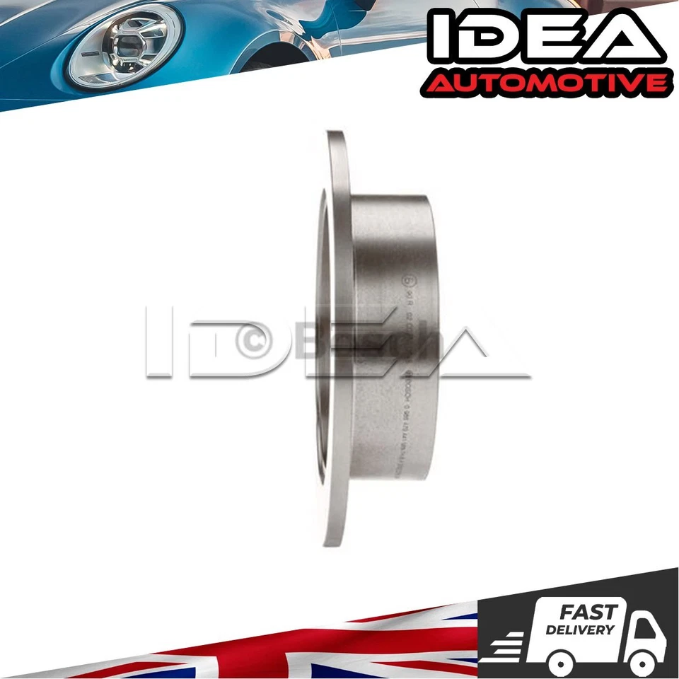 2x Brake Disc Rear Idea Fits Mitsubishi Lancer 1.5 1.6 1.8 D 2.0 + Other Models - Image 2 of 4