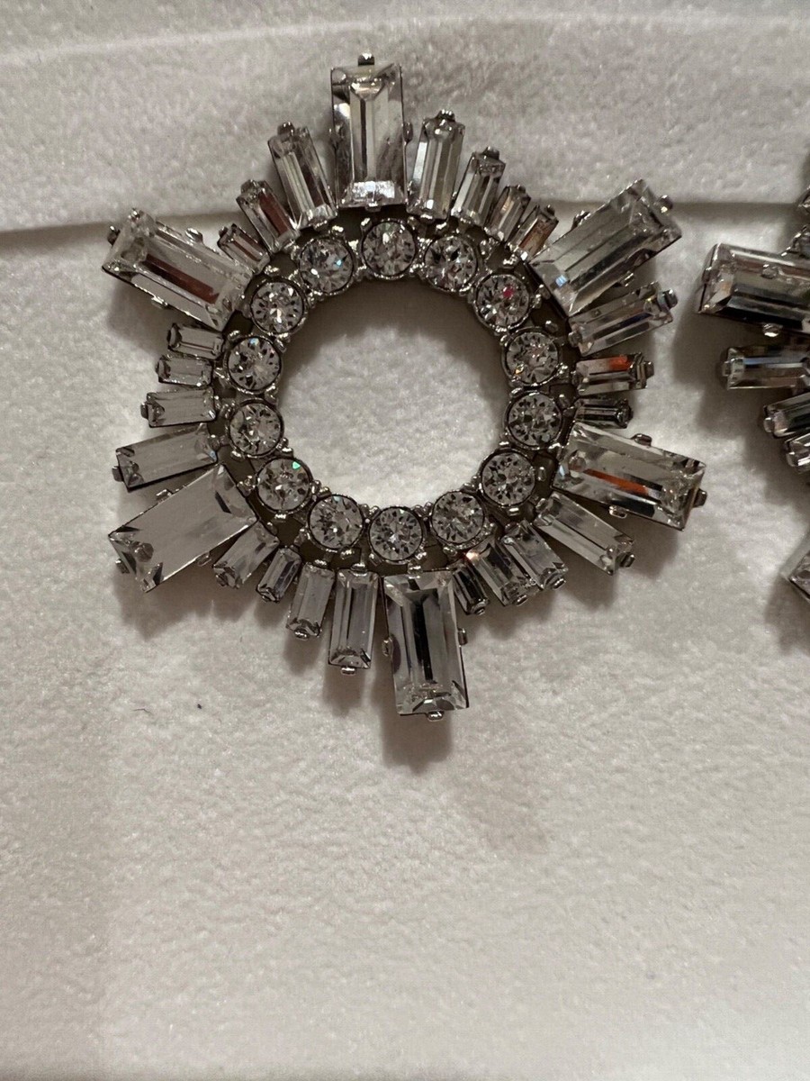 【Amina Muaddi】 Karmaクリスタル-embellishedイヤリング Amina Muaddi | Begum white crystal earrings | Savannahs