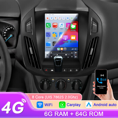 Für 2014-2018 Ford Transit Connect Carplay Radio GPS 6+64GB Auto Hauptgerät 9.7''