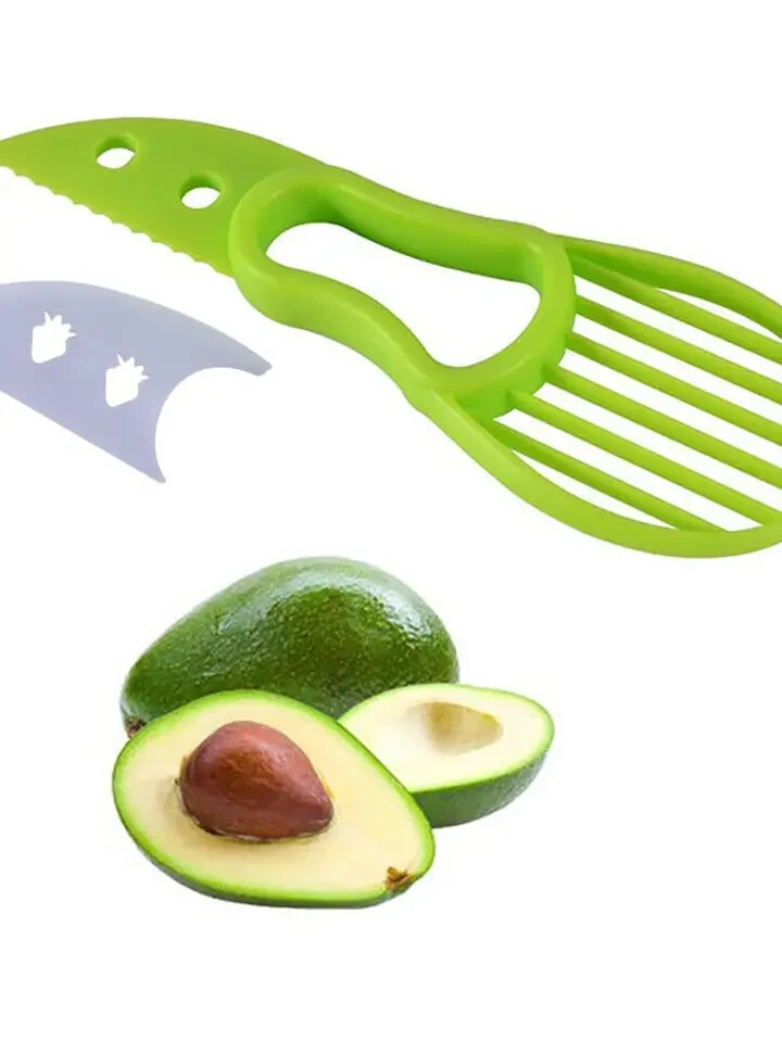 3-in-1 Avocado Slicer Scooper and Cutter Tool for Effortless Prep