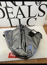 Nike Victory Gym Tote Duffle Carry Bag Training Workout Sports Silver 3 In 1