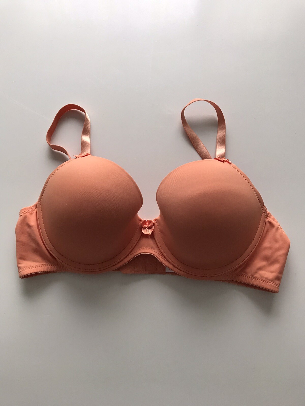 Bonprix Orange Underwired Padded Bra Size 38B | eBay