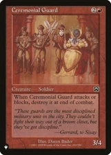 MTG Magic the Gathering Ceremonial Guard (MMQ-182/2869) The List LP