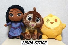 RARE Disney Wish L Plush doll Complete Set of 3 Exclusive & from JAPAN