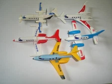 JETS 1997 MODEL AIRPLANES SET - KINDER SURPRISE PLASTIC TOYS MINIATURES