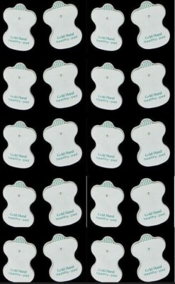 20 Electrode Snap On Replacement Pads For Tens Unit Therapy Massager 10 Pairs