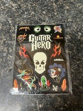 Guitar Hero Stickers BRAND NEW SEALED Wii PS2 PS3 XBOX 360 RED OCTANE FREE SHIP
