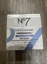 No7 Lift  Luminate Triple Action DAY Cream FRAGRANCE FREE SPF 30 5940 Exp.1226
