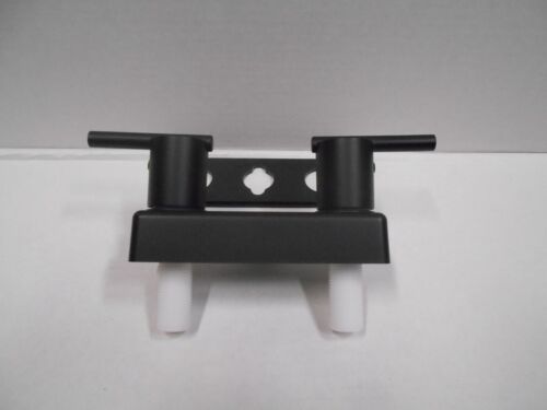 *RV SHOWER FAUCET DIVERTER VALVE WITH ICON HANDLES MATTE BLACK FREE SHIPPING - Picture 2 of 4