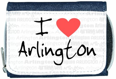 I Love Heart Arlington Denim Geldbörse